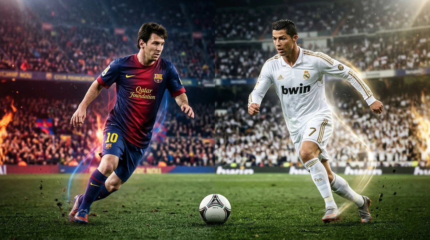 biggest football rivalries: Messi Vs Ronaldo